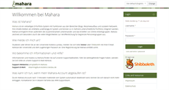 Desktop Screenshot of mahara.uni-koblenz.de